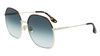 Okulary VICTORIA BECKHAM VB206S-726. Okulary przeciwsłoneczne, Kolor złoty. Kobieta.