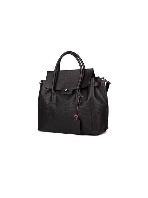 Czarna damska torebka tote Giulia Monti GM1530 P636