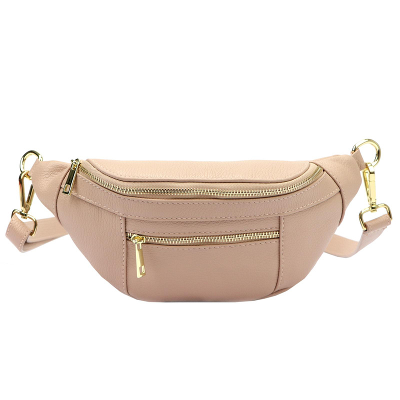 Skórzana damska nerka na ramię listonoszka Luka