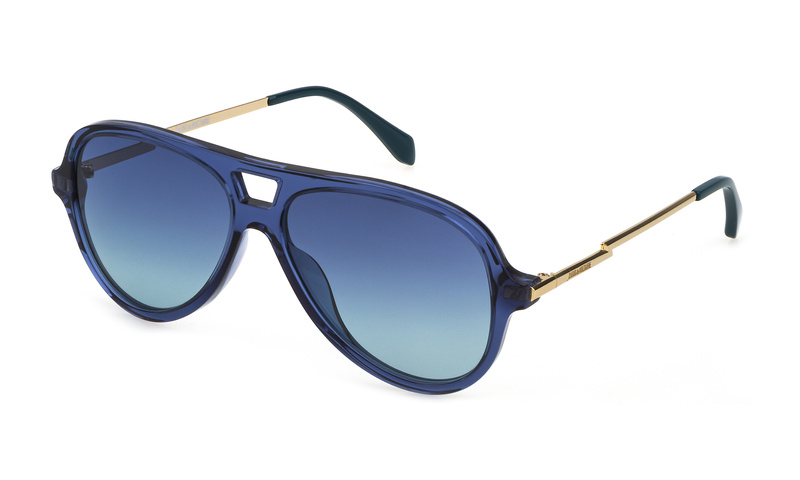 Okulary ZADIG&VOLTAIRE SZV309580955. Okulary przeciwsłoneczne, Kolor niebieski przezroczysty. Kobieta.