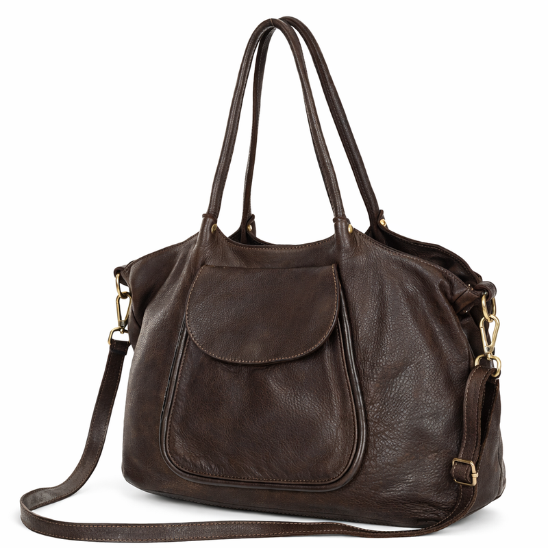 MAZZINI Torebka skórzana shopper bag ispirato dalla natura 