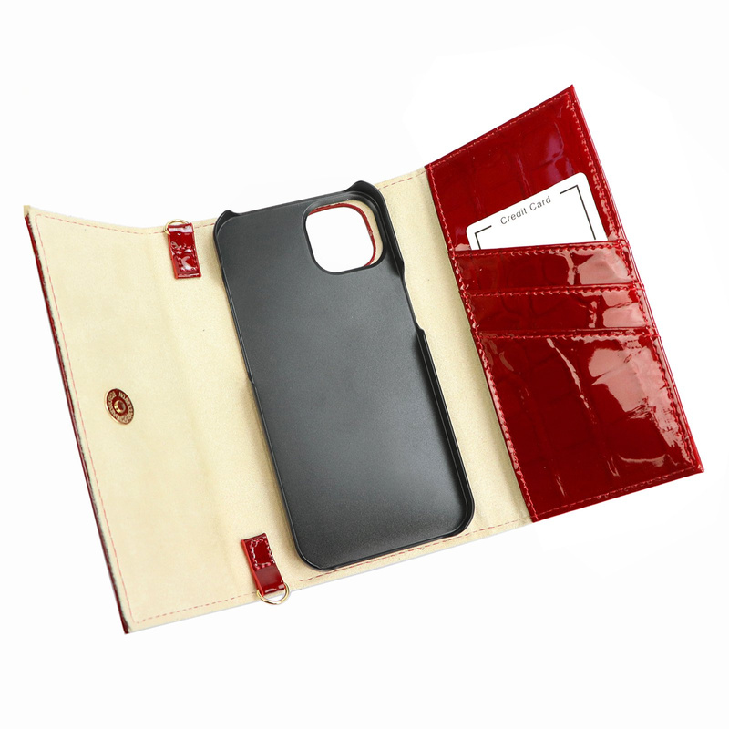 Etui damskie z eko-skóry MiaMore PHONE CASE M1782-2 (IPHONE 13 PRO)