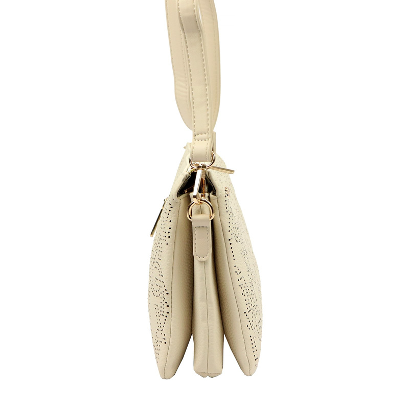 Gian Marco Venturi Listonoszka Na Ramię Damska Mała Skóra Eko Organizer