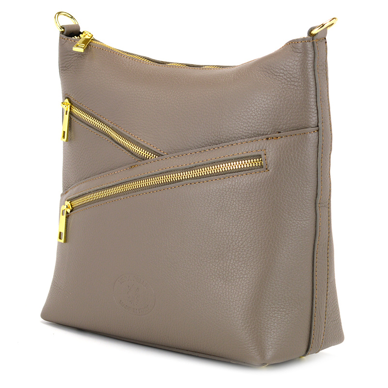 MiaMore damska listonoszka skóra naturalna torba na ramię z kieszeniami