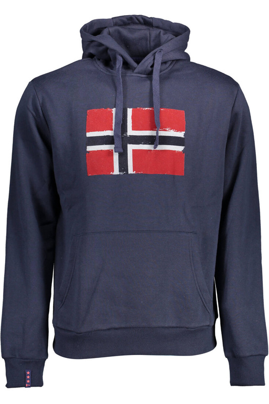 NIEBIESKA BLUZA MĘSKA NORWEGIA 1963 BEZ ZAMKA