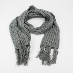 Pierre Cardin szalik ciepły zimowy szal z frędzlami damski męski