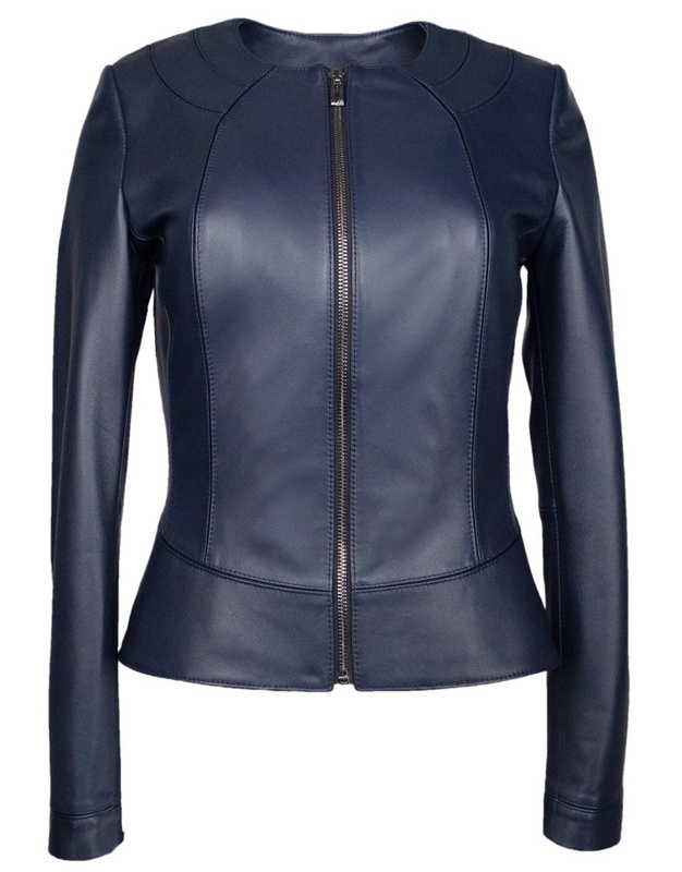 Bukowski Kurtka skórzana Adele damska suwak casual stylowa