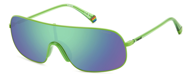 Okulary POLAROID PLD6222S1ED. Okulary przeciwsłoneczne, Kolor zielony. Unisex.