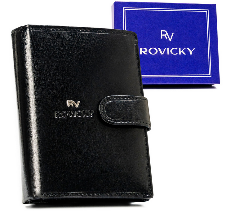 Duży Męski stylowy portfel skórzany od Rovicky