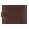 Zapinany Skórzany męski portfel EL FORREST z RFID