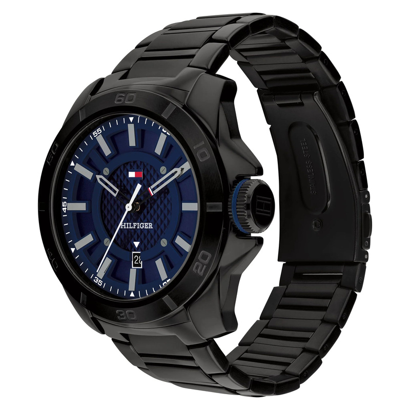 Zegarek TOMMY HILFIGER 1792139. Kwarcowy, Kolor niebieski. Mężczyzna.