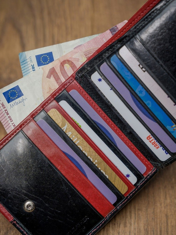 Męski Kompaktowy skórzany portfel Rovicky z RFID