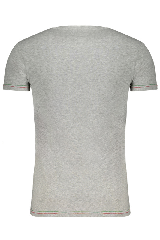SZARY T-SHIRT MĘSKI Z KRÓTKIM RĘKAWEM ERONAUTICA MILITARE