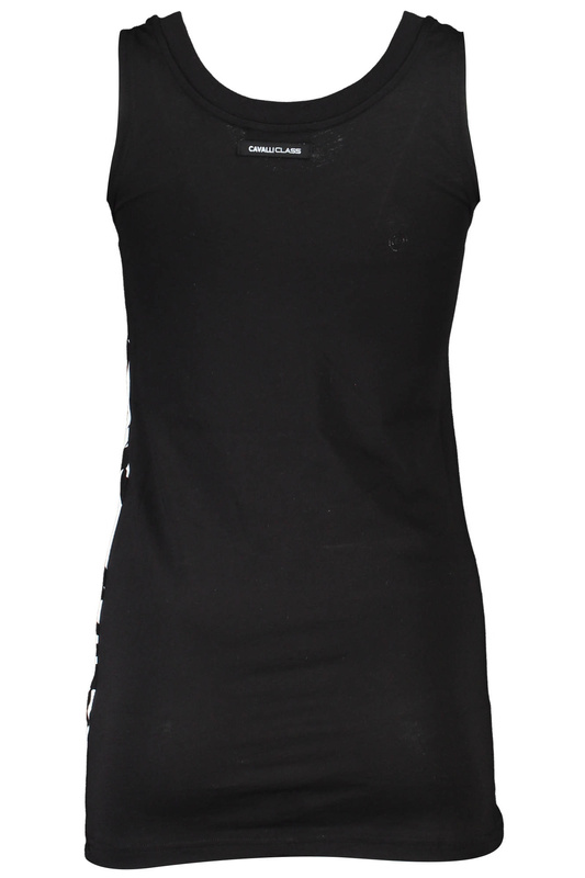 CAVALLI CLASS DAMSKI TANK TOP CZARNY