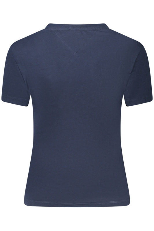 TOMMY HILFIGER DAMSKI T-SHIRT Z KRÓTKIM RĘKAWEM NIEBIESKI