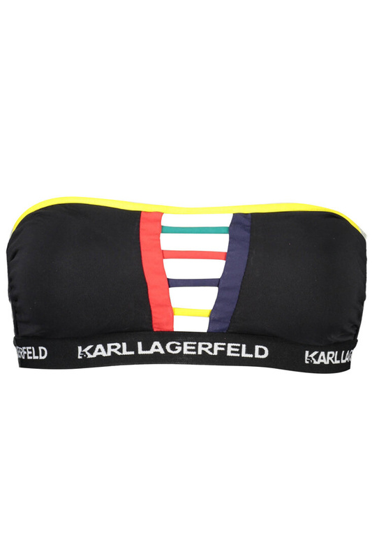 KARL LAGERFELD KOSTIUM KĄPIELOWY TOP DAMSKI CZARNY
