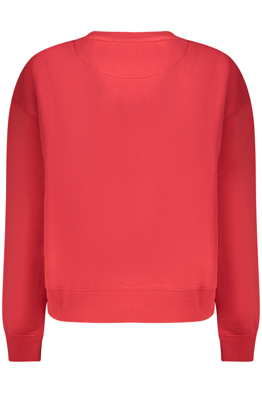 PEPE JEANS CZERWONA BLUZA DAMSKA Z ROZPINANYM NA ZAMEK