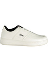 Białe sneakersy męskie LEE COOPER Lcm 628705 – niebieskie detale