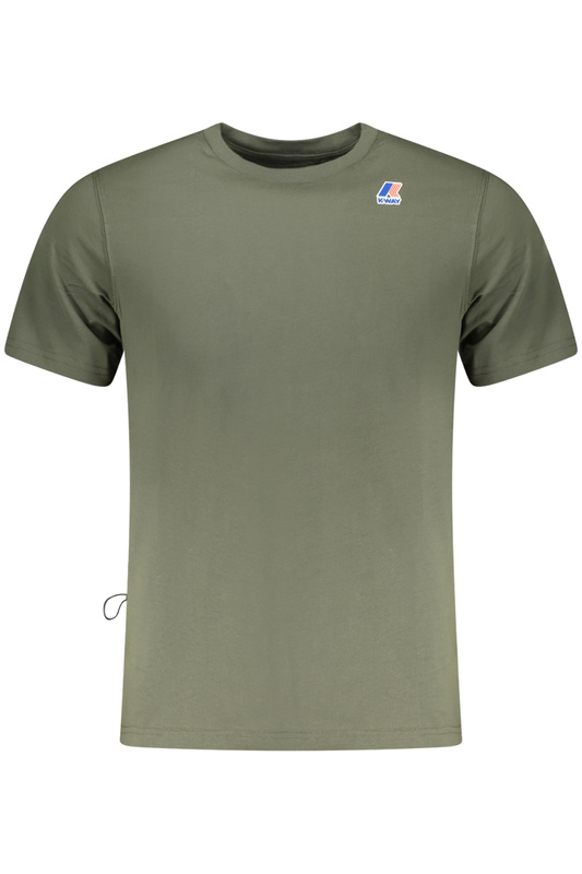 K-WAY MĘSKA KOSZULKA Z KRÓTKIM RĘKAWEM W KOLORZE ZIELONYM