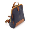 Florence Miejski Damski plecak skóra naturalna z kieszeniami na suwak