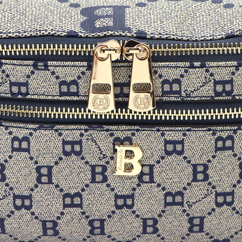 BRICIOLE damska nerka biodrowa skóra eko miejska saszetka z kieszeniami