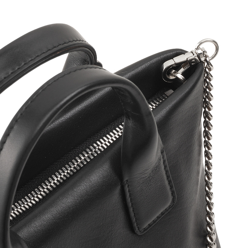 DUDU Mini torebka do ręki damska z łańcuszkiem listonoszka skóra naturalna