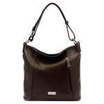 MiaMore damska torebka na ramię shopperbag skórzana z kieszeniami