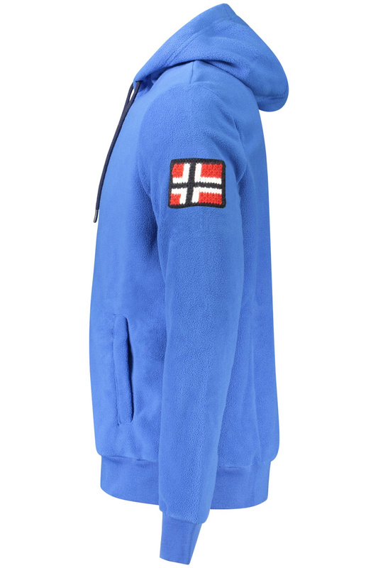 Norway 1963 MĘSKA NIEBIESKA BLUZA Z ROZPINANYM NA ZAMEK