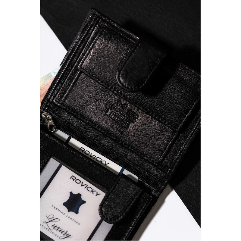 Stylowy Męski rozbudowany portfel RFID 4U Cavaldi