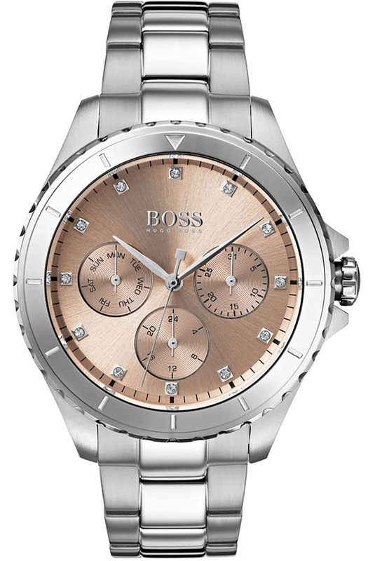 Zegarek HUGO BOSS 1502444. Kwarcowy, Kolor różowy. Kobieta.