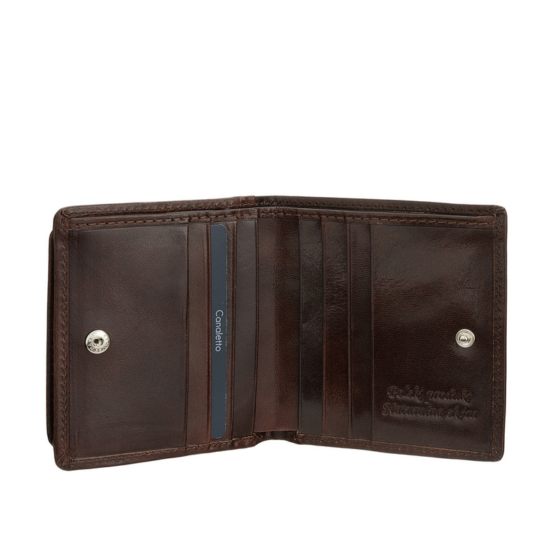 Męski portfel Canaletto z garbowanej roślinnie skóry RFID PM1008s160GR