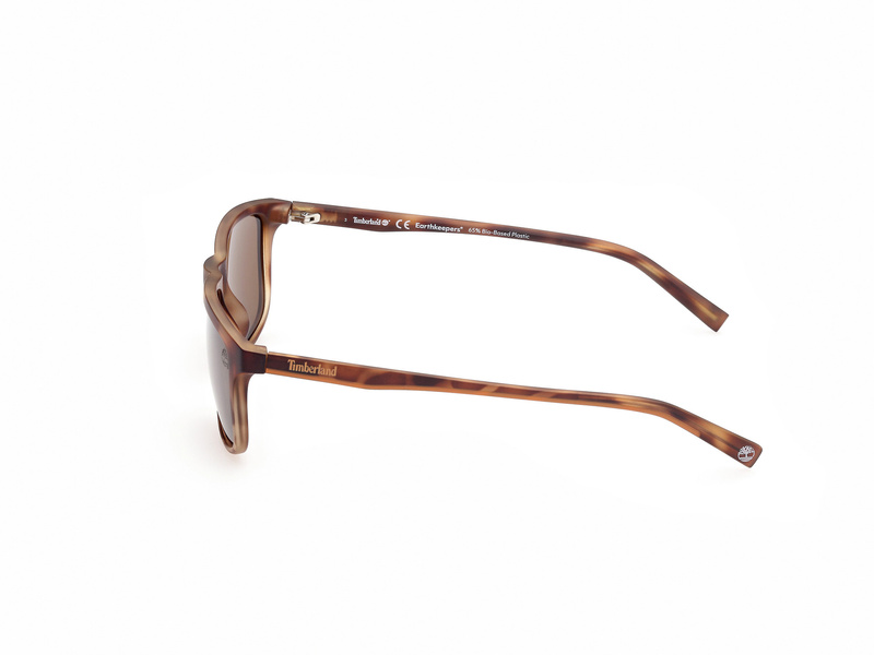 Okulary TIMBERLAND TB9266-5752H. Okulary przeciwsłoneczne, Kolor brązowy havana. Mężczyzna.