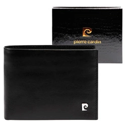 Pierre Cardin portfel męski skóra naturalna rozbudowany składany z RFID