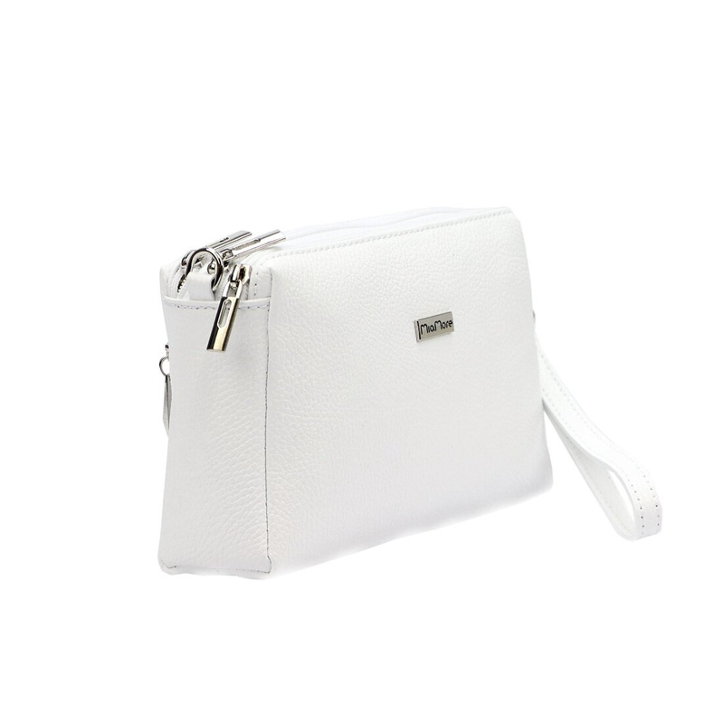 Miejska Skórzana listonoszka torebka przez ramię 3 komory MiaMore