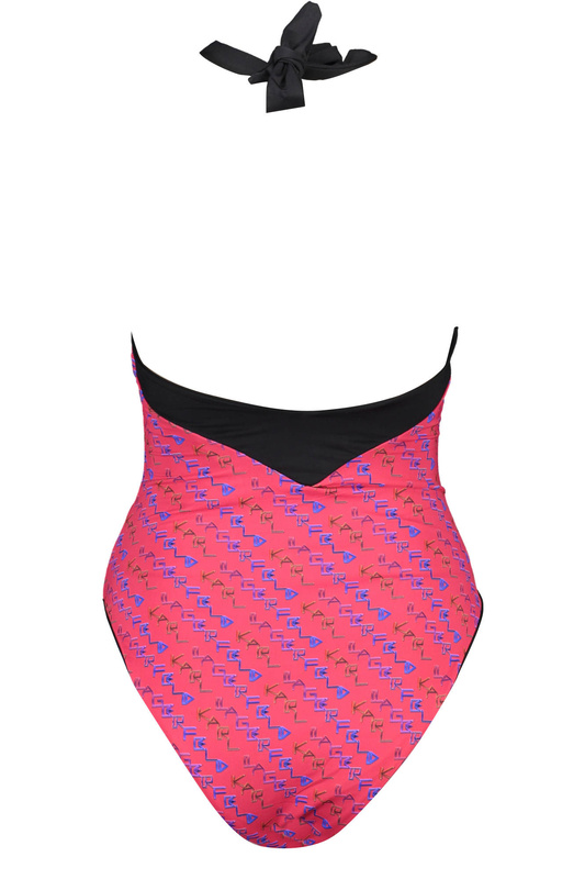 KARL LAGERFELD BEACHWEAR JEDNOCZĘŚCIOWY KOSTIUM KĄPIELOWY DAMSKI CZERWONY
