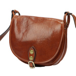 Florence Listonoszka Damska Mała Skórzana Na Ramię Organizer 4 Kieszenie