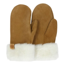 Rękawiczki styl buty EMU jeden palec skóra owca