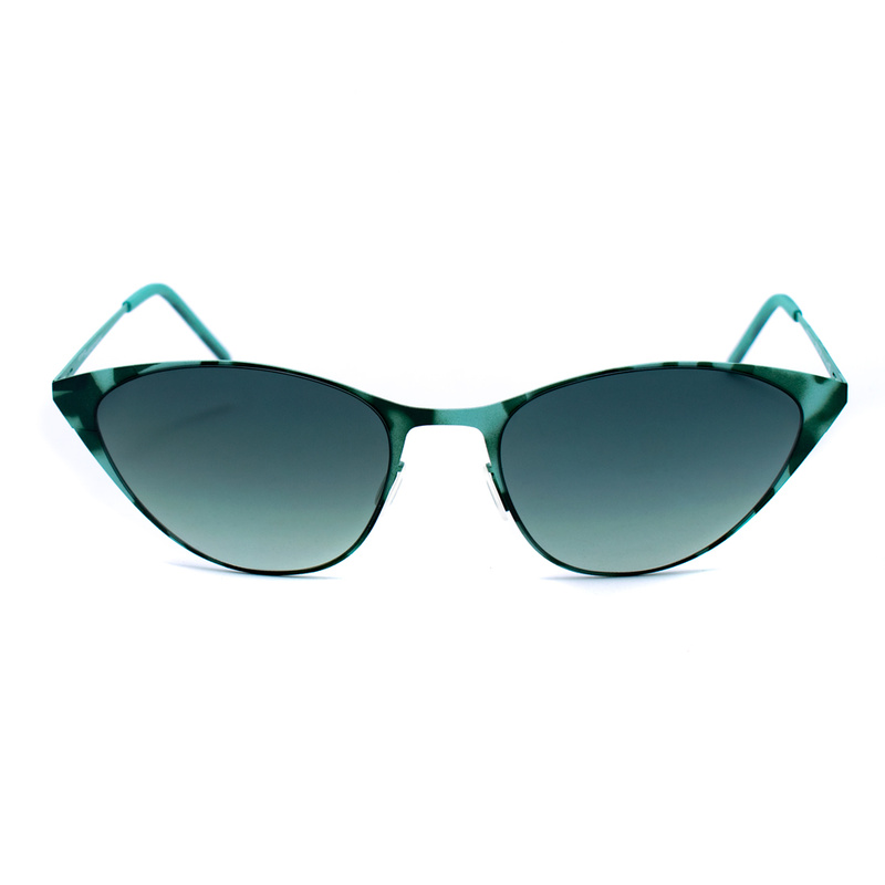 Okulary ITALIA INDEPENDENT 0203-038-000. Okulary przeciwsłoneczne, Kolor zielony. Kobieta.