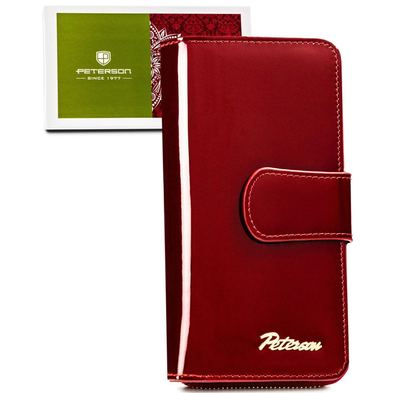 Skórzany damski portfel Peterson PTN BC-76116