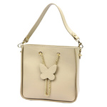 Luka damska listonoszka torebka na ramię skóra naturalna ozdobny motyl