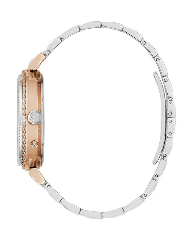 Zegarek GC Y76001L1MF. Kwarcowy, Kolor szary. Kobieta.