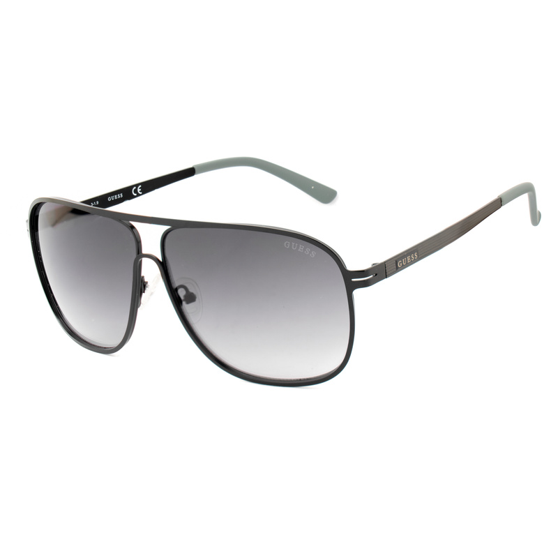 Okulary GUESS GF5025S-02B. Okulary przeciwsłoneczne, Kolor czarny. Mężczyzna.