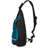TURKUSOWO-CZARNY PLECAK sportowy MAŁY lekki NA RAMIĘ T18