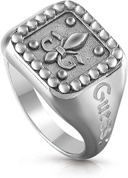 Biżuteria GUESS UMR70004-66. Pierścionek, Kolor szary. Mężczyzna.