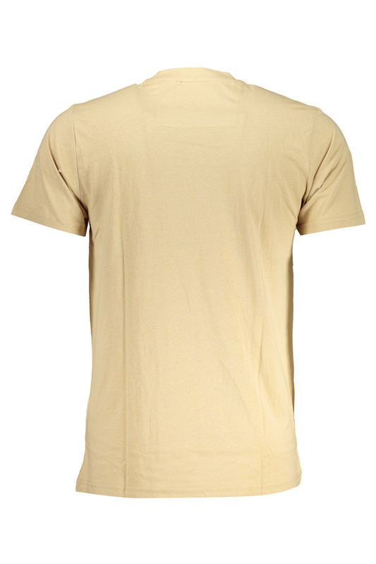 T-SHIRT MĘSKI Z KRÓTKIM RĘKAWEM KLASY CAVALLI BEŻOWY