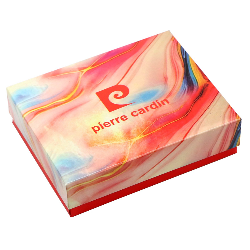 Pierre Cardin portfel damski pionowy skóra naturalna portmonetka RFID