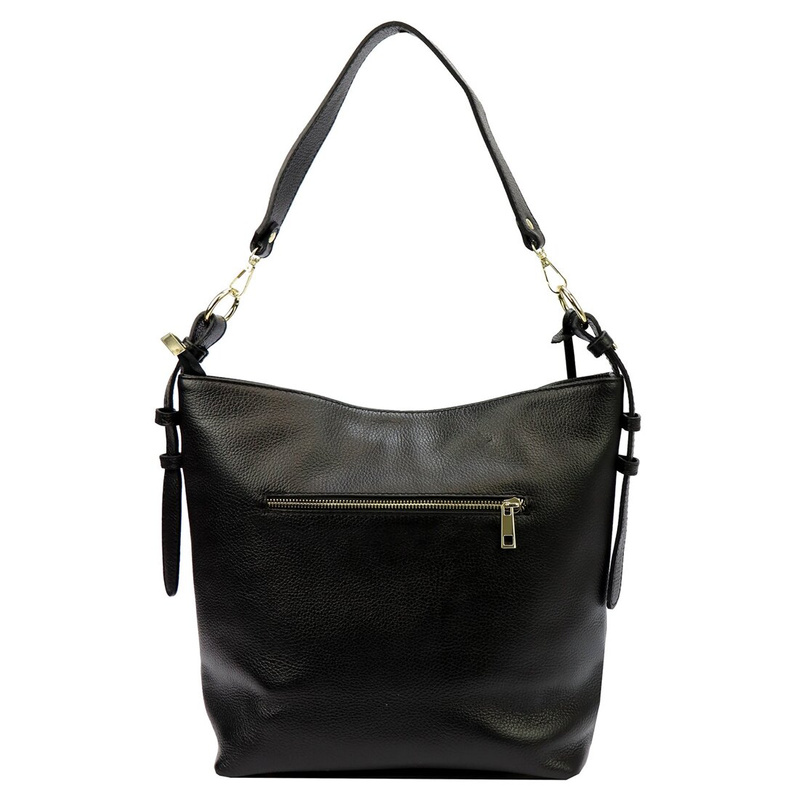 Gregorio pojemna damska torebka na ramię skóra naturalna shopperbag