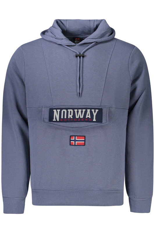Norway 1963 MĘSKA NIEBIESKA BLUZA Z ROZPINANYM NA ZAMEK