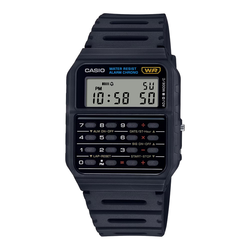 Zegarek CASIO CA-53W-1ER. Kwarcowy, Kolor szary. Unisex.