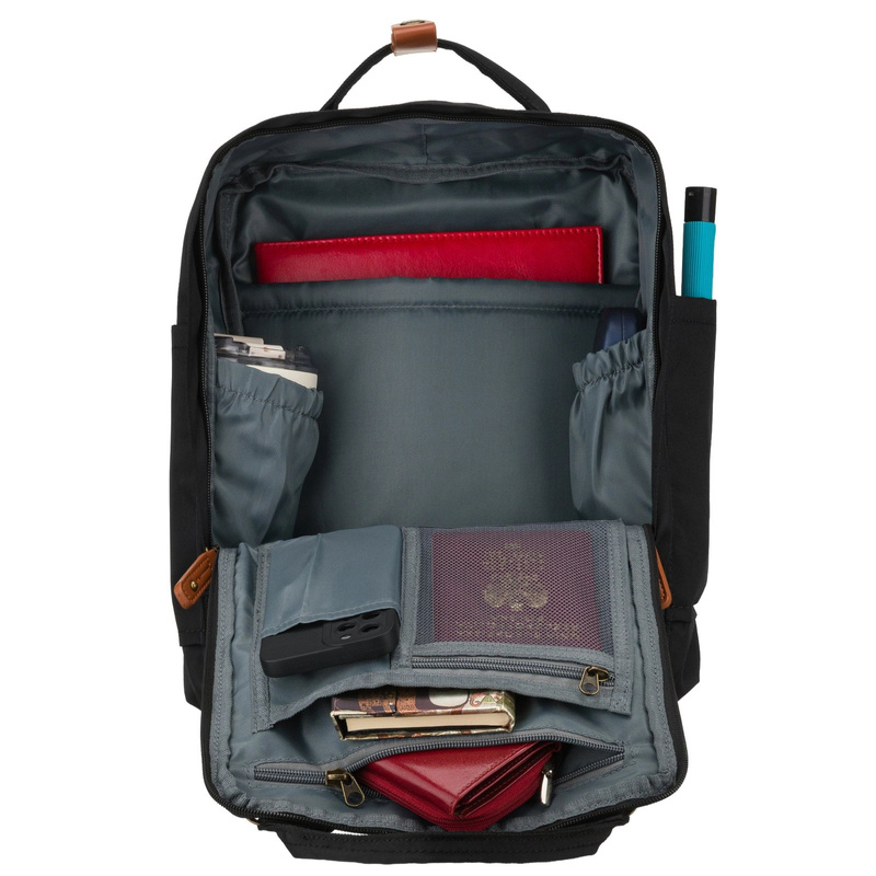 Materiałowy plecak męski Peterson PTN GAMMA